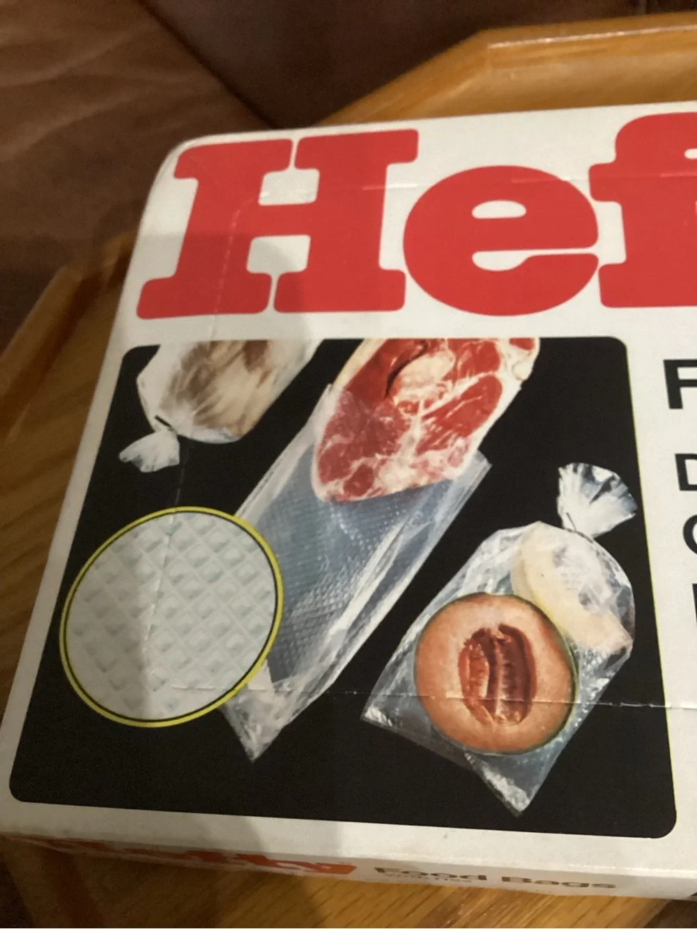 Hefty white food